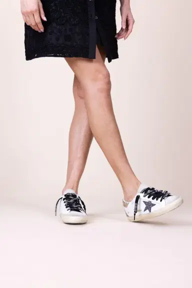 Golden Goose Super Star Glitter Sneaker | Thumbnail 3 Golden Goose Super Star Glitter Sneaker | Thumbnail 3