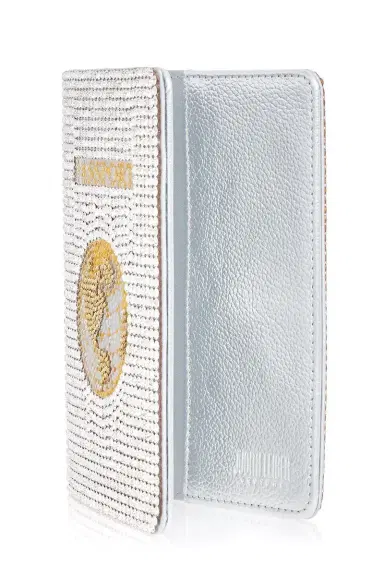 Judith Leiber Traveler Passport Holder - Silver | Thumbnail 4 Judith Leiber Traveler Passport Holder - Silver | Thumbnail 4
