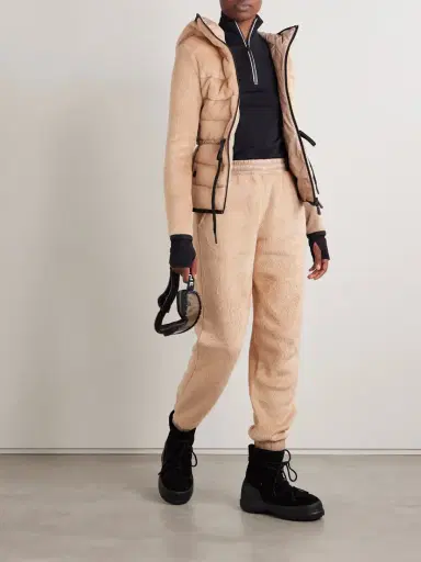 Moncler Grenoble Nylon Laqué-trimmed Polartec® Fleece Tapered Track Pants | Thumbnail 2 Moncler Grenoble Nylon Laqué-trimmed Polartec® Fleece Tapered Track Pants | Thumbnail 2