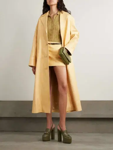 Gucci Textured-leather Mini Skirt | Thumbnail 2 Gucci Textured-leather Mini Skirt | Thumbnail 2