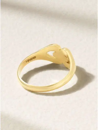 Jenna Blake Mini Nautical 18-karat Gold Diamond Ring | Thumbnail 3 Jenna Blake Mini Nautical 18-karat Gold Diamond Ring | Thumbnail 3