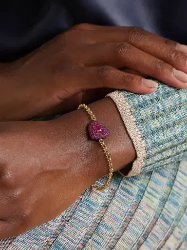 Lucy Delius Love Special Rhodium-plated14-karat Gold Ruby Bracelet | Thumbnail 2 Lucy Delius Love Special Rhodium-plated14-karat Gold Ruby Bracelet | Thumbnail 2
