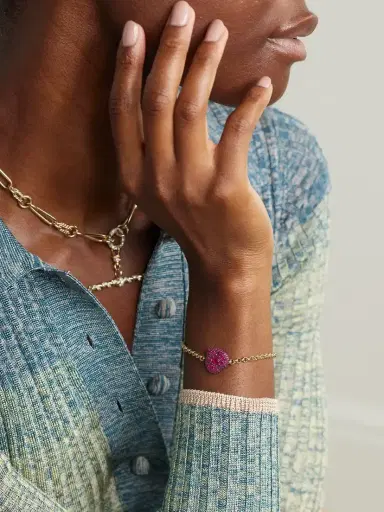 Lucy Delius Love Special Rhodium-plated14-karat Gold Ruby Bracelet | Thumbnail 4 Lucy Delius Love Special Rhodium-plated14-karat Gold Ruby Bracelet | Thumbnail 4