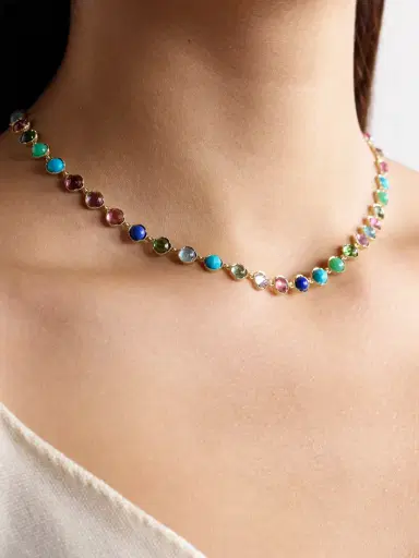 Irene Neuwirth Classic 18-karat Gold Multi-stone Necklace | Thumbnail 2 Irene Neuwirth Classic 18-karat Gold Multi-stone Necklace | Thumbnail 2