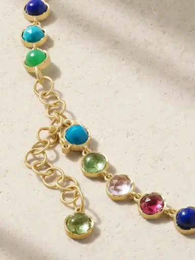 Irene Neuwirth Classic 18-karat Gold Multi-stone Necklace | Thumbnail 3 Irene Neuwirth Classic 18-karat Gold Multi-stone Necklace | Thumbnail 3