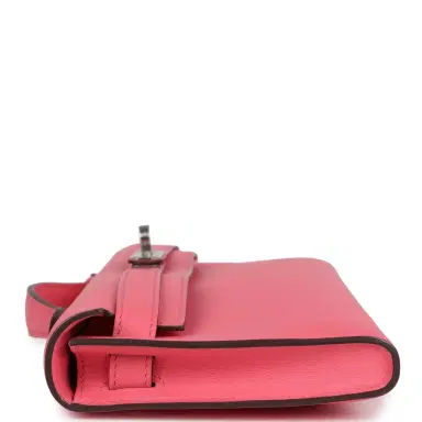 HERMÈS Hermes Kelly Cut Rose Azalee Swift Palladium Hardware | Thumbnail 5 HERMÈS Hermes Kelly Cut Rose Azalee Swift Palladium Hardware | Thumbnail 5