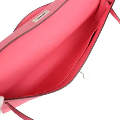 HERMÈS Hermes Kelly Cut Rose Azalee Swift Palladium Hardware | Thumbnail 8 HERMÈS Hermes Kelly Cut Rose Azalee Swift Palladium Hardware | Thumbnail 8