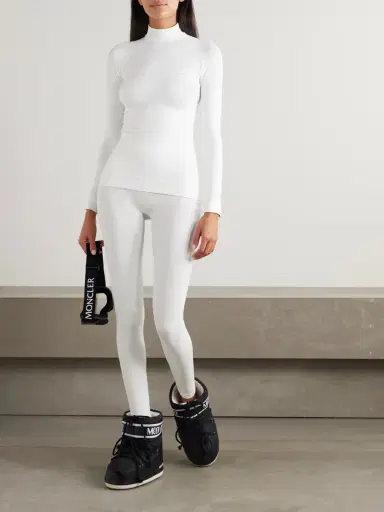 FALKE Ergonomic Sport System Maximum Warm Stretch-jersey Turtleneck Top | Thumbnail 2 FALKE Ergonomic Sport System Maximum Warm Stretch-jersey Turtleneck Top | Thumbnail 2
