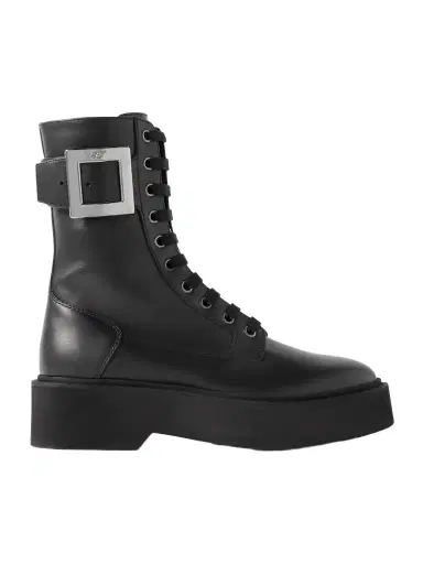 Roger Vivier Buckle-embellished Leather Ankle Boots | Thumbnail 1 Roger Vivier Buckle-embellished Leather Ankle Boots | Thumbnail 1