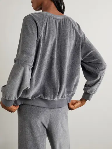 Suzie Kondi Cotton-blend Velour Sweater | Thumbnail 3 Suzie Kondi Cotton-blend Velour Sweater | Thumbnail 3