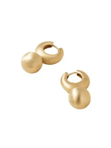 Irene Neuwirth Gumball Puffed Huggies 18-karat Gold Earrings | Thumbnail 1 Irene Neuwirth Gumball Puffed Huggies 18-karat Gold Earrings | Thumbnail 1