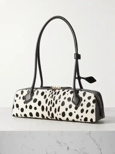 Alaïa Le Teckel Medium Leather-trimmed Printed Calf Hair Shoulder Bag | Thumbnail 3 Alaïa Le Teckel Medium Leather-trimmed Printed Calf Hair Shoulder Bag | Thumbnail 3