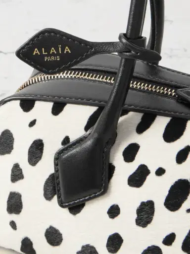 Alaïa Le Teckel Medium Leather-trimmed Printed Calf Hair Shoulder Bag | Thumbnail 4 Alaïa Le Teckel Medium Leather-trimmed Printed Calf Hair Shoulder Bag | Thumbnail 4