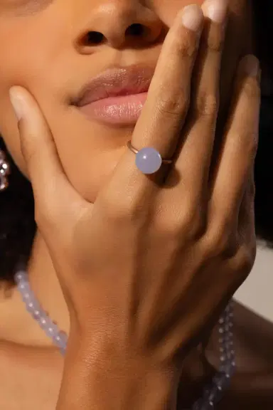 IRENE NEUWIRTH JEWELRY Chalcedony Gumball Ring | Thumbnail 6 IRENE NEUWIRTH JEWELRY Chalcedony Gumball Ring | Thumbnail 6