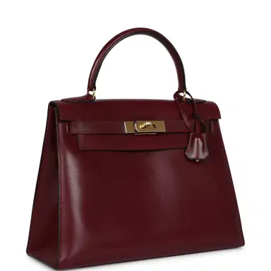 HERMÈS Vintage Hermes Kelly Sellier 28 Rouge H Box Gold Hardware | Thumbnail 2 HERMÈS Vintage Hermes Kelly Sellier 28 Rouge H Box Gold Hardware | Thumbnail 2