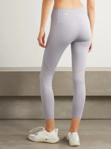 adidas by Stella McCartney Truepurpose Perforated Logo-appliquéd Stretch Recycled-jersey Leggings | Thumbnail 3 adidas by Stella McCartney Truepurpose Perforated Logo-appliquéd Stretch Recycled-jersey Leggings | Thumbnail 3