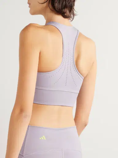 adidas by Stella McCartney Truepurpose Perforated Logo-appliquéd Recycled Stretch-jersey Sports Bra | Thumbnail 3 adidas by Stella McCartney Truepurpose Perforated Logo-appliquéd Recycled Stretch-jersey Sports Bra | Thumbnail 3