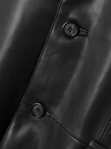 The Frankie Shop Olympia Faux Leather Blazer | Thumbnail 5 The Frankie Shop Olympia Faux Leather Blazer | Thumbnail 5