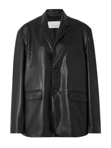 The Frankie Shop Olympia Faux Leather Blazer | Thumbnail 1 The Frankie Shop Olympia Faux Leather Blazer | Thumbnail 1