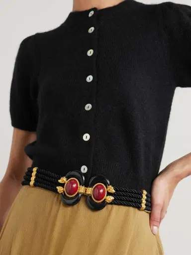 Sonia Petroff Aries Embellished Cord Belt | Thumbnail 2 Sonia Petroff Aries Embellished Cord Belt | Thumbnail 2