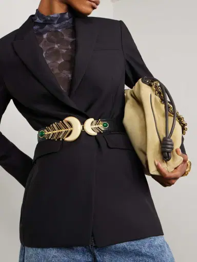 Sonia Petroff hela Embellished Leather Belt | Thumbnail 2 Sonia Petroff hela Embellished Leather Belt | Thumbnail 2