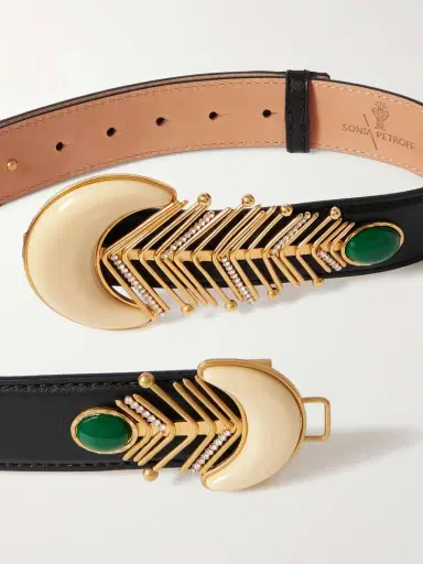 Sonia Petroff hela Embellished Leather Belt | Thumbnail 3 Sonia Petroff hela Embellished Leather Belt | Thumbnail 3