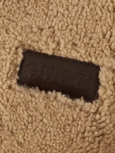 Gucci Cropped Hooded Reversible Shearling Jacket | Thumbnail 4 Gucci Cropped Hooded Reversible Shearling Jacket | Thumbnail 4