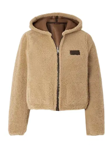 Gucci Cropped Hooded Reversible Shearling Jacket | Thumbnail 1 Gucci Cropped Hooded Reversible Shearling Jacket | Thumbnail 1