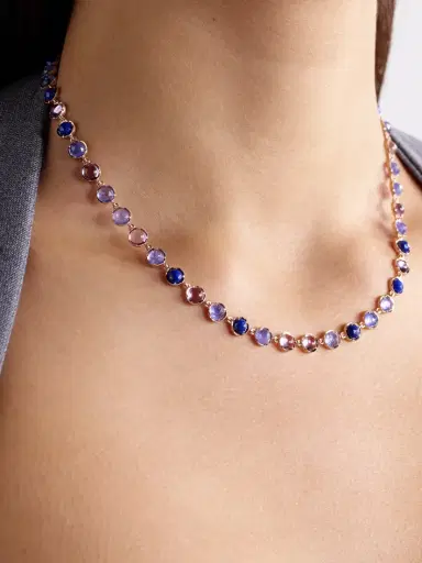 Irene Neuwirth Classic 18-karat Rose Gold Multi-stone Necklace | Thumbnail 2 Irene Neuwirth Classic 18-karat Rose Gold Multi-stone Necklace | Thumbnail 2