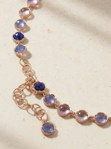 Irene Neuwirth Classic 18-karat Rose Gold Multi-stone Necklace | Thumbnail 3 Irene Neuwirth Classic 18-karat Rose Gold Multi-stone Necklace | Thumbnail 3