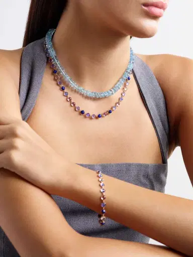 Irene Neuwirth Classic 18-karat Rose Gold Multi-stone Necklace | Thumbnail 5 Irene Neuwirth Classic 18-karat Rose Gold Multi-stone Necklace | Thumbnail 5