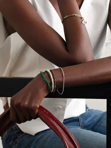 JIA JIA Cubist 14-karat Gold Diamond Bracelet | Thumbnail 4 JIA JIA Cubist 14-karat Gold Diamond Bracelet | Thumbnail 4