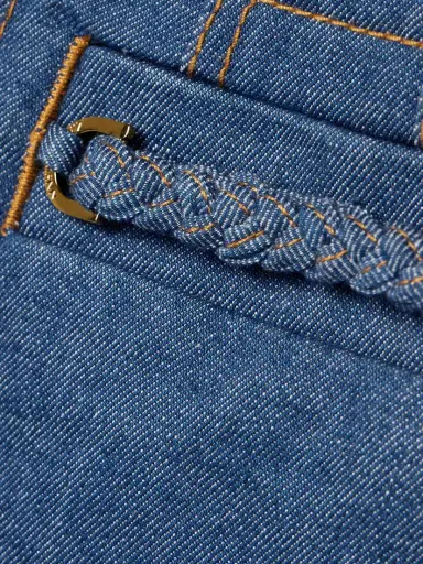 Zimmermann Wylie Braided Denim Shorts | Thumbnail 5 Zimmermann Wylie Braided Denim Shorts | Thumbnail 5