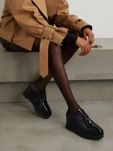 Stella McCartney Elyse Vegetarian Material Platform Brogues | Thumbnail 2 Stella McCartney Elyse Vegetarian Material Platform Brogues | Thumbnail 2
