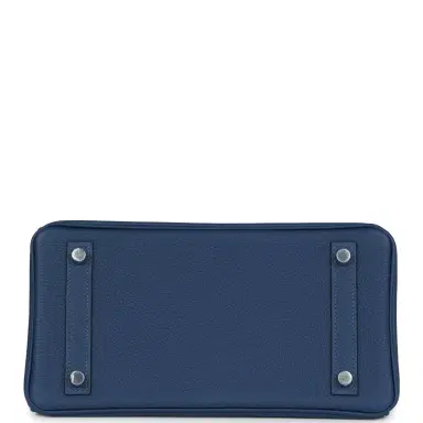 HERMÈS Hermes Birkin 25 Deep Bleu Verso Togo Palladium Hardware | Thumbnail 6 HERMÈS Hermes Birkin 25 Deep Bleu Verso Togo Palladium Hardware | Thumbnail 6