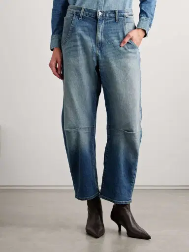 Nili Lotan Emerson Mid-rise Barrel-leg Jeans | Thumbnail 3 Nili Lotan Emerson Mid-rise Barrel-leg Jeans | Thumbnail 3