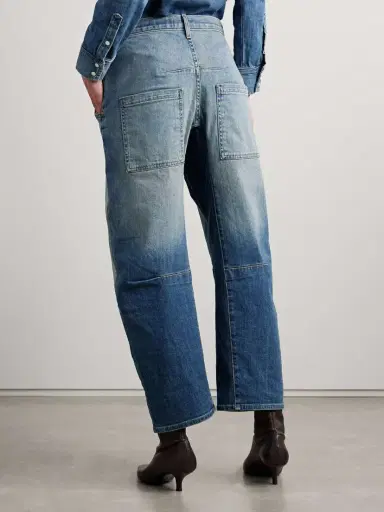 Nili Lotan Emerson Mid-rise Barrel-leg Jeans | Thumbnail 4 Nili Lotan Emerson Mid-rise Barrel-leg Jeans | Thumbnail 4