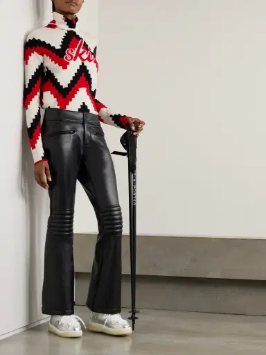 Perfect Moment Aurora Faux Leather High-rise Flared Ski Pants | Thumbnail 2 Perfect Moment Aurora Faux Leather High-rise Flared Ski Pants | Thumbnail 2