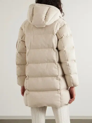 Bogner Fanja Hooded Quilted Cashmere Down Coat | Thumbnail 4 Bogner Fanja Hooded Quilted Cashmere Down Coat | Thumbnail 4