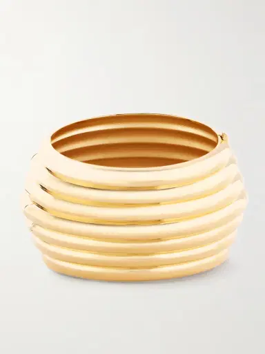 Aquazzura Alex Gold-tone Cuff | Thumbnail 3 Aquazzura Alex Gold-tone Cuff | Thumbnail 3