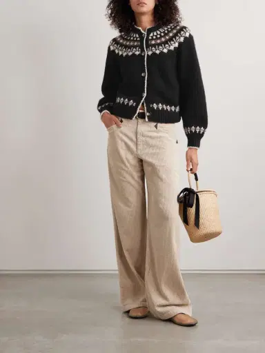 DÔEN Clarke Fair Isle Knitted Cardigan - x large | Thumbnail 2 DÔEN Clarke Fair Isle Knitted Cardigan - x large | Thumbnail 2