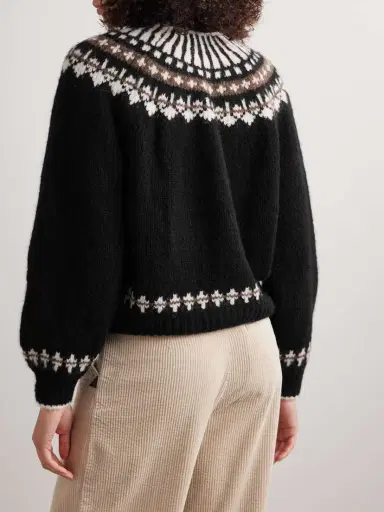 DÔEN Clarke Fair Isle Knitted Cardigan - x large | Thumbnail 3 DÔEN Clarke Fair Isle Knitted Cardigan - x large | Thumbnail 3