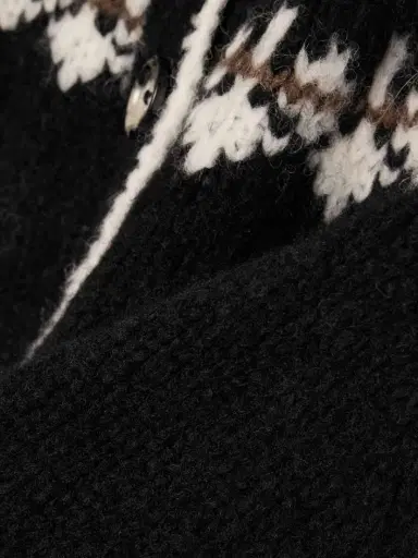 DÔEN Clarke Fair Isle Knitted Cardigan - x large | Thumbnail 4 DÔEN Clarke Fair Isle Knitted Cardigan - x large | Thumbnail 4