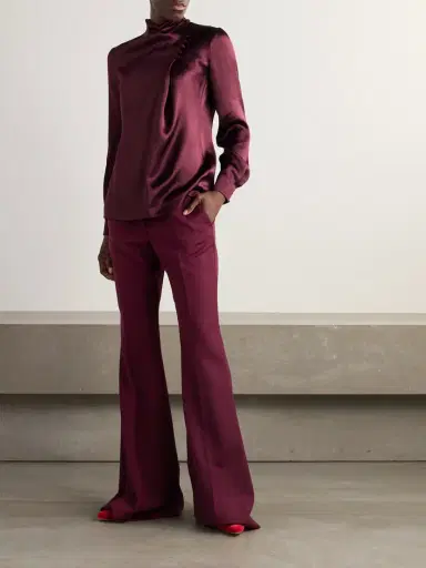 Gabriela Hearst Marcelina Silk-satin Blouse | Thumbnail 2 Gabriela Hearst Marcelina Silk-satin Blouse | Thumbnail 2