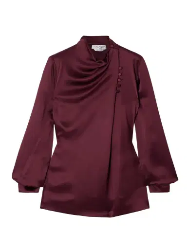 Gabriela Hearst Marcelina Silk-satin Blouse | Thumbnail 1 Gabriela Hearst Marcelina Silk-satin Blouse | Thumbnail 1