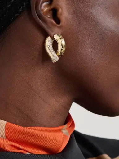 TABAYER Oera Large 18-karat Gold Diamond Earrings | Thumbnail 2 TABAYER Oera Large 18-karat Gold Diamond Earrings | Thumbnail 2