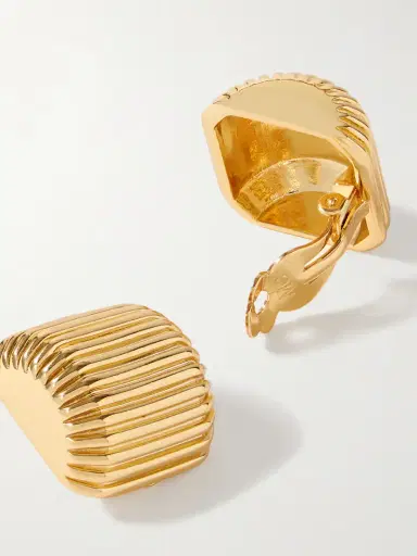 Martha Calvo Elle Gold-plated Clip Earrings | Thumbnail 3 Martha Calvo Elle Gold-plated Clip Earrings | Thumbnail 3