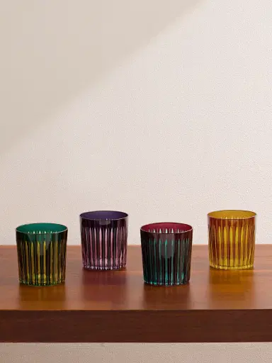 L'Objet Prism Set of Four Glasses - Men | Thumbnail 1 L'Objet Prism Set of Four Glasses - Men | Thumbnail 1