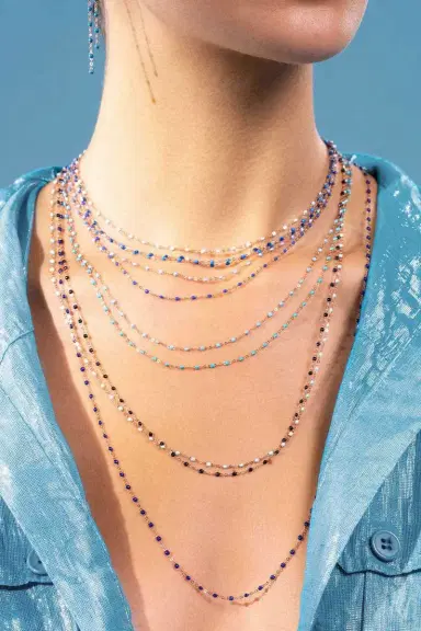 Gigi Clozeau Classic Gigi Sautoir Necklace - 24in - Lagoon | Thumbnail 2 Gigi Clozeau Classic Gigi Sautoir Necklace - 24in - Lagoon | Thumbnail 2