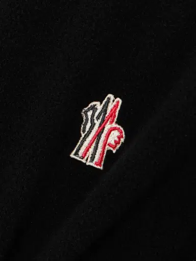 Moncler Grenoble Appliquéd Hooded Fleece Jacket | Thumbnail 4 Moncler Grenoble Appliquéd Hooded Fleece Jacket | Thumbnail 4